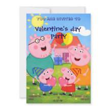 Tarjeta del Día de San Valentín de Peppa Pig para 
