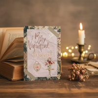 Tarjeta del Día de San Valentín de Scrapbook Vinta