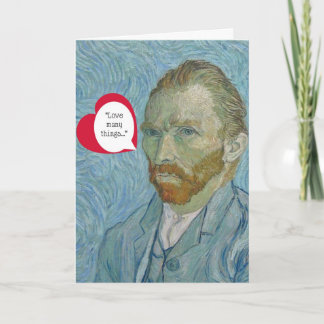 Festiva Tarjeta del día de San Valentín de Vincent van