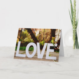 Festiva Tarjeta del día de San Valentín del amor