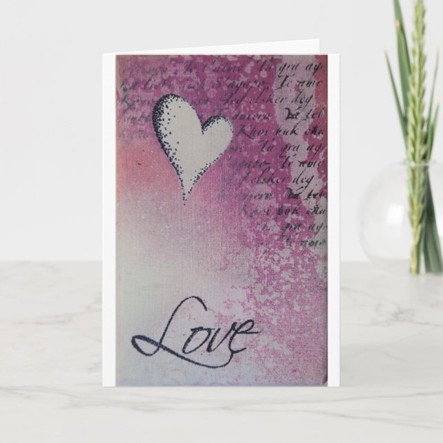 Festiva Tarjeta del día de San Valentín del amor (Anverso)