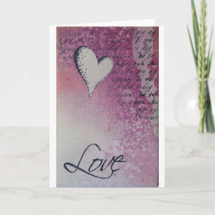 Festiva Tarjeta del día de San Valentín del amor