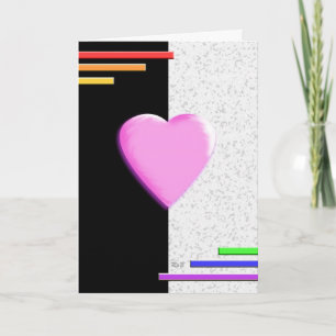 Festiva Tarjeta del día de San Valentín del arco iris