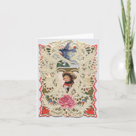 Festiva Tarjeta del día de San Valentín del Victorian del