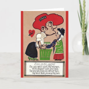 Festiva Tarjeta del día de San Valentín del vinagre del