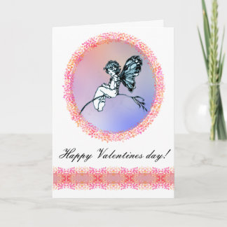 Festiva Tarjeta del día de San Valentín del vintage