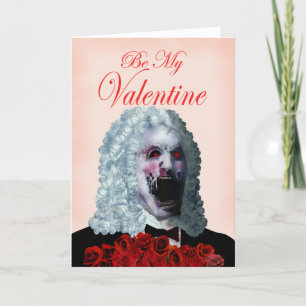 Festiva Tarjeta del día de San Valentín del zombi