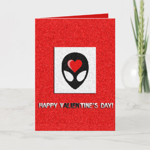 Festiva tarjeta del día de San Valentín extranjera