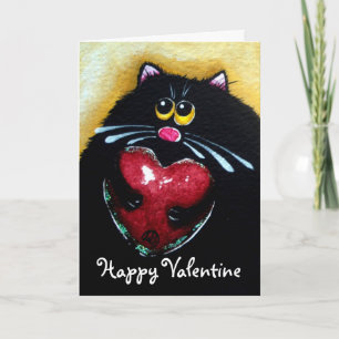 Festiva Tarjeta del día de San Valentín feliz