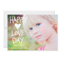 Tarjeta del día de San Valentín feliz blanca del