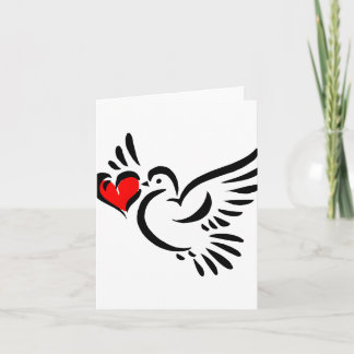 Festiva tarjeta del día de San Valentín gráfica del amor