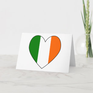 Festiva Tarjeta del día de San Valentín irlandesa del