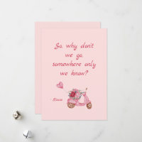 Tarjeta del Día de San Valentín | Moto para escapa