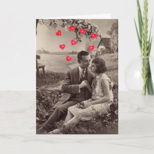 Festiva Tarjeta del Día de San Valentín para Amantes de lo