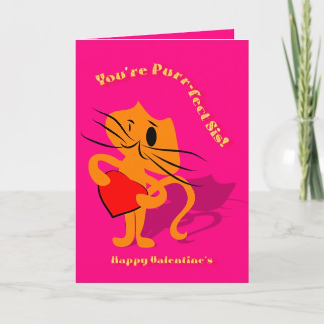 Festiva Tarjeta del día de San Valentín para la tarjeta (Anverso)