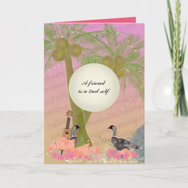 Festiva Tarjeta del día de San Valentín para una (Anverso)