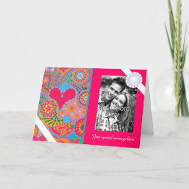 Festiva Tarjeta del día de San Valentín personalizada
