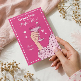Festiva Tarjeta del Día de San Valentín Retro Eres Mi Mezc