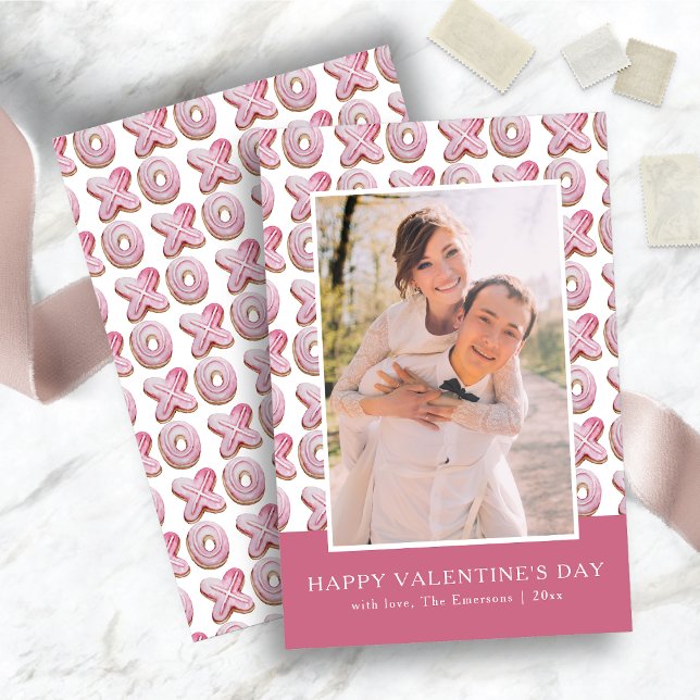 Festiva Tarjeta del Día de San Valentín XOXO (XOXO Valentine's Day Card)