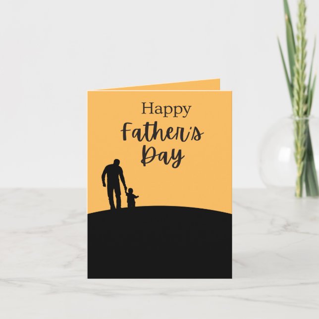 Festiva Tarjeta del Día del Padre (Anverso)