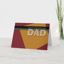 Festiva Tarjeta del día del padre