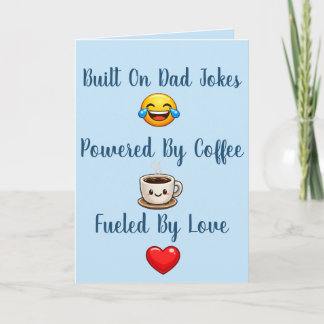 Festiva Tarjeta del Día del Padre Adorable para Papá