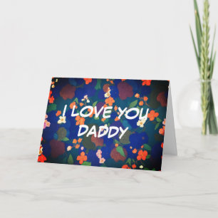 Festiva Tarjeta del Día del Padre con Patrón Simple
