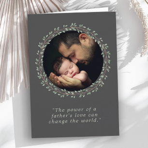 Festiva Tarjeta del día del padre para el Personalizado de