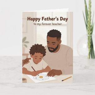 Festiva Tarjeta del Día del Padre para Maestro de Vida