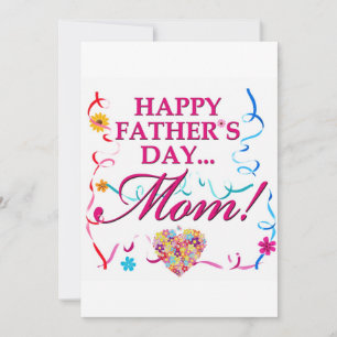 Festiva Tarjeta del Día del Padre para Mamá