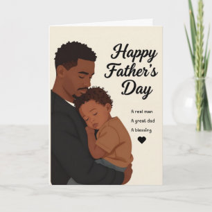 Festiva Tarjeta del Día del Padre para un Papá Bendito