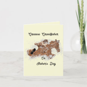 Festiva Tarjeta del Día del Padre :  Viento Polvoriento