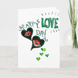 Festiva Tarjeta del Día Feliz del Amor