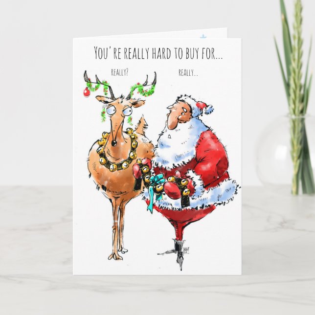 Festiva Tarjeta del dibujo animado del día de fiesta (Anverso)