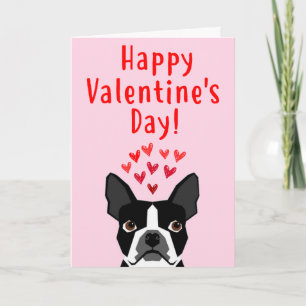 Festiva Tarjeta del el día de San Valentín de Boston