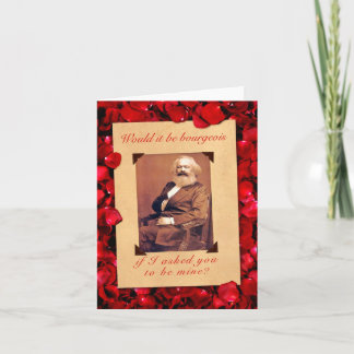 Festiva Tarjeta del el día de San Valentín de Karl Marx