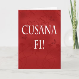 Festiva Tarjeta del el día de San Valentín de la lengua