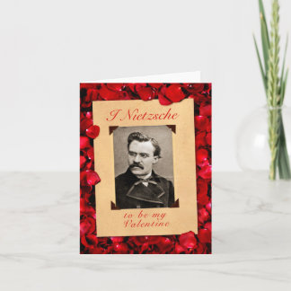 Festiva Tarjeta del el día de San Valentín de Nietzsche