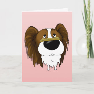 Festiva Tarjeta del el día de San Valentín de Papillon