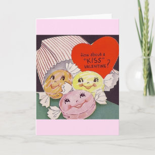 Festiva Tarjeta del el día de San Valentín del caramelo de