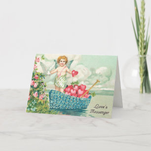 Festiva Tarjeta del el día de San Valentín del Cupid del