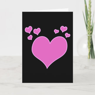 Festiva Tarjeta del el día de San Valentín del rosa