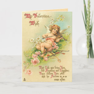 Festiva Tarjeta del el día de San Valentín del Victorian