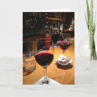 Festiva Tarjeta del espíritu de los Navidades de temporada