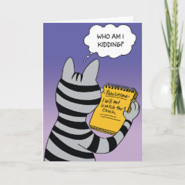 Festiva Tarjeta del humor del Año Nuevo de las