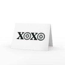 Tarjeta del levantamiento de pesas de Xoxo