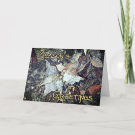 Festiva Tarjeta del ornamento de los saludos de la