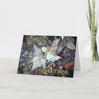 Festiva Tarjeta del ornamento de los saludos de la