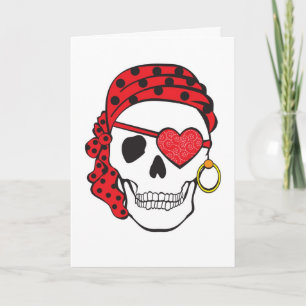 Festiva Tarjeta del pirata de la tarjeta del día de San