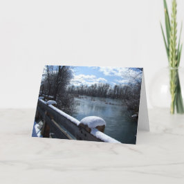 Festiva Tarjeta del puente del río de Boise